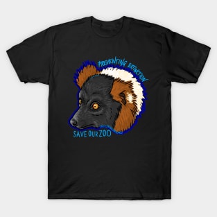 Day 30- Last Day- Red Ruffed Lemur T-Shirt